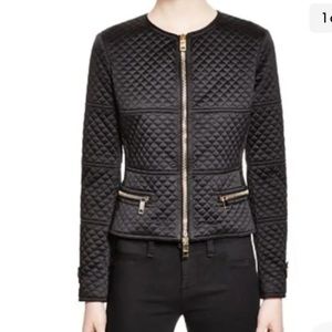 Burberry Brit Asterby satin quilted jacket Sz 4